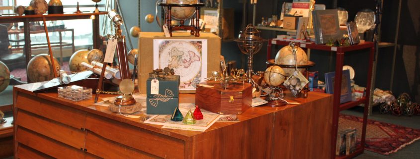 The "Curator's Den," a store inspired by old maps, in the Columbia River Maritime Museum.